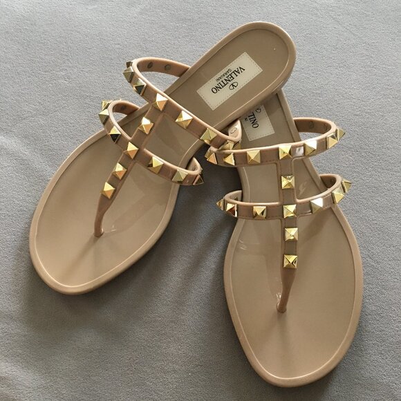 VALENTINO Rockstud Jelly Sandals - Picture 1 of 3